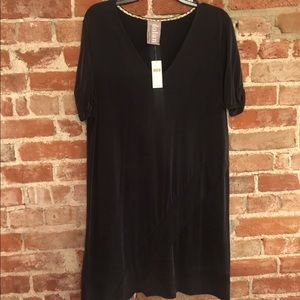 NWT Super soft black shift dress